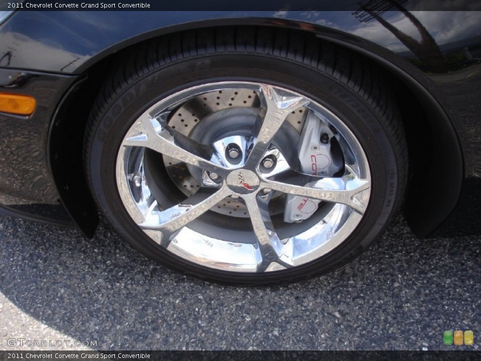 2011 Chevrolet Corvette Grand Sport Convertible Wheel and Tire Photo #83950063
