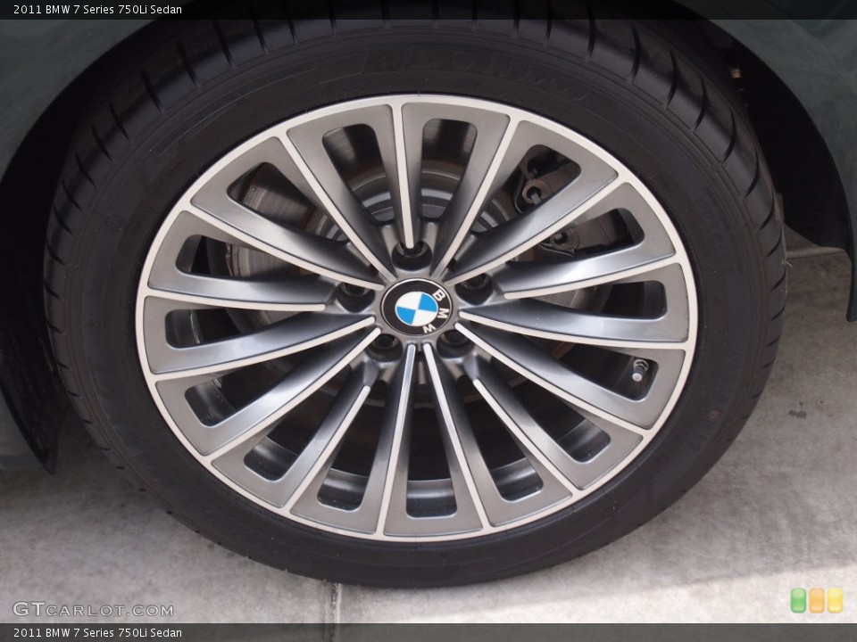 2011 BMW 7 Series 750Li Sedan Wheel and Tire Photo #83951044