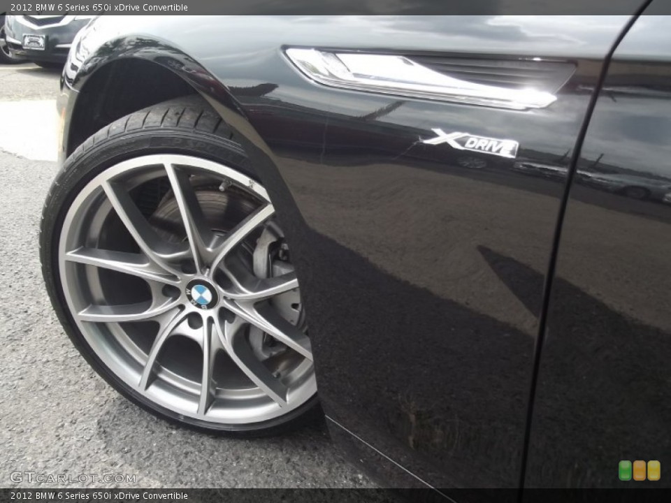 2012 BMW 6 Series 650i xDrive Convertible Wheel and Tire Photo #83953819