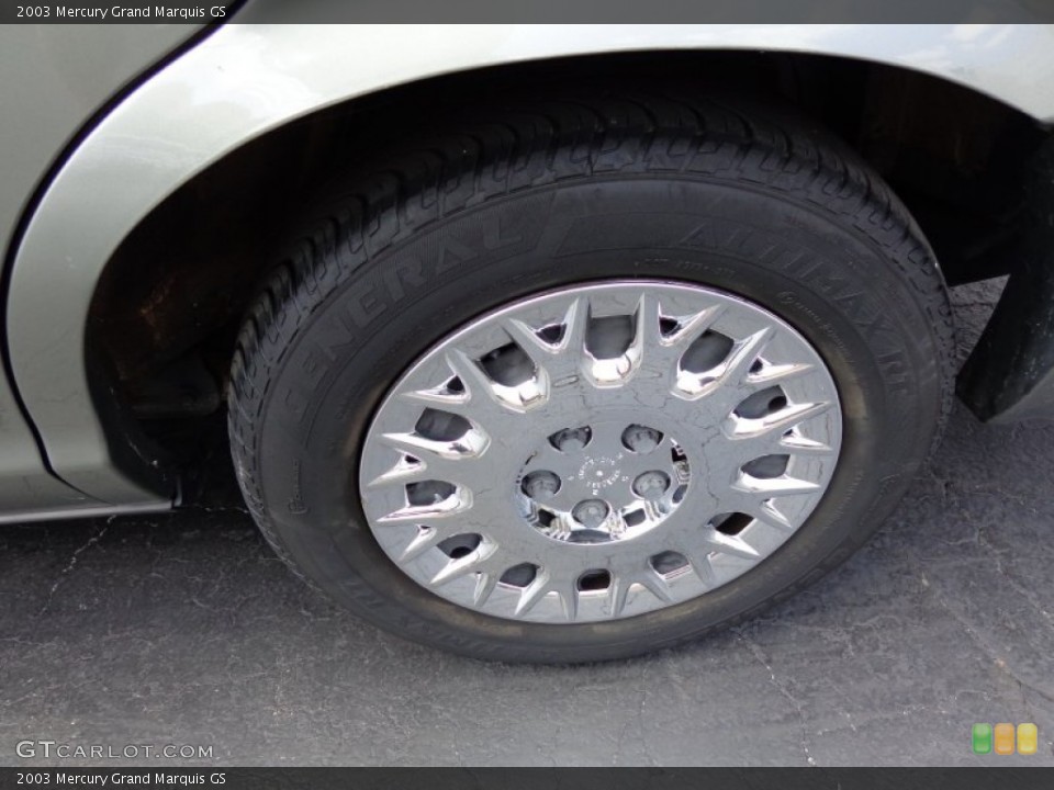 2003 Mercury Grand Marquis GS Wheel and Tire Photo #83964228