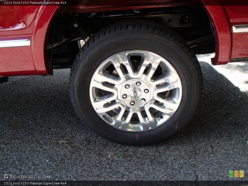 2013 Ford F150 Platinum SuperCrew 4x4 Wheel and Tire Photo #83976126
