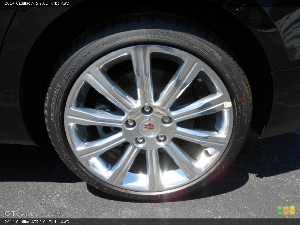 2014 Cadillac ATS 2.0L Turbo AWD Wheel and Tire Photo #83979592