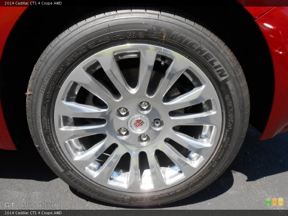 2014 Cadillac CTS 4 Coupe AWD Wheel and Tire Photo #83980140
