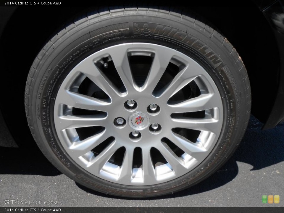 2014 Cadillac CTS 4 Coupe AWD Wheel and Tire Photo #83980698
