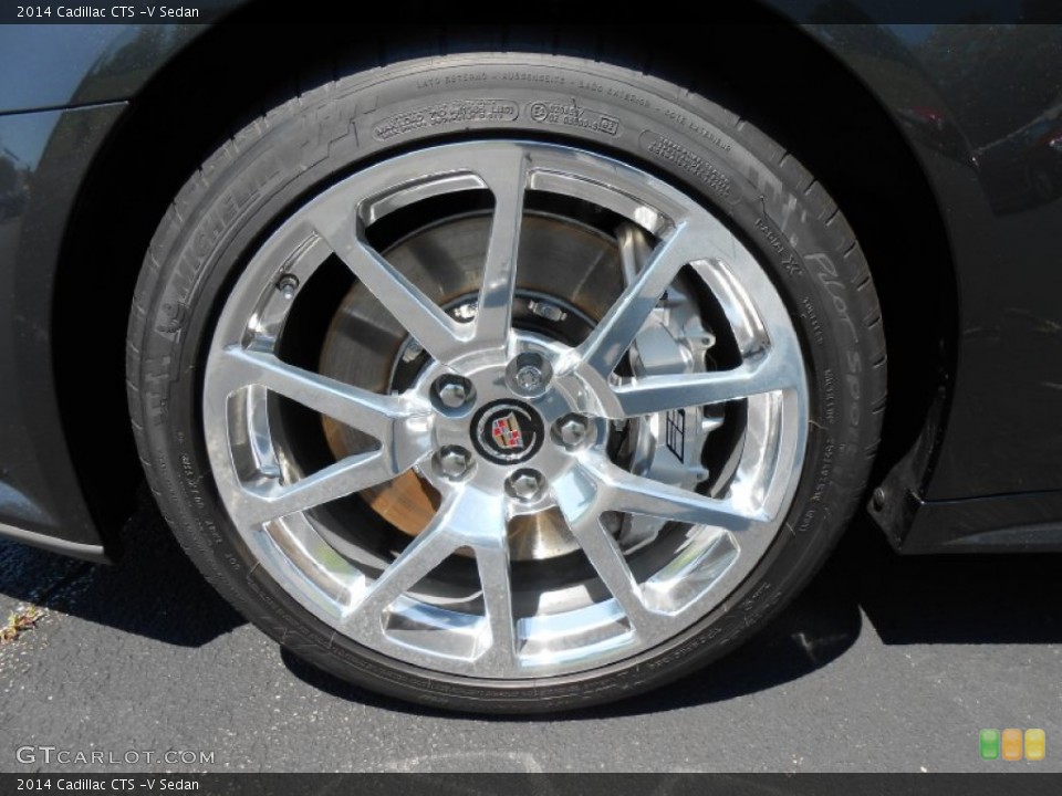 2014 Cadillac CTS -V Sedan Wheel and Tire Photo #83981247