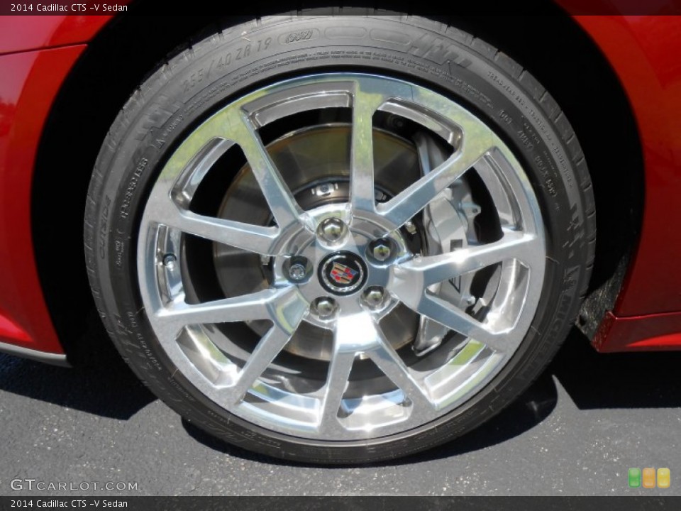 2014 Cadillac CTS -V Sedan Wheel and Tire Photo #83981565
