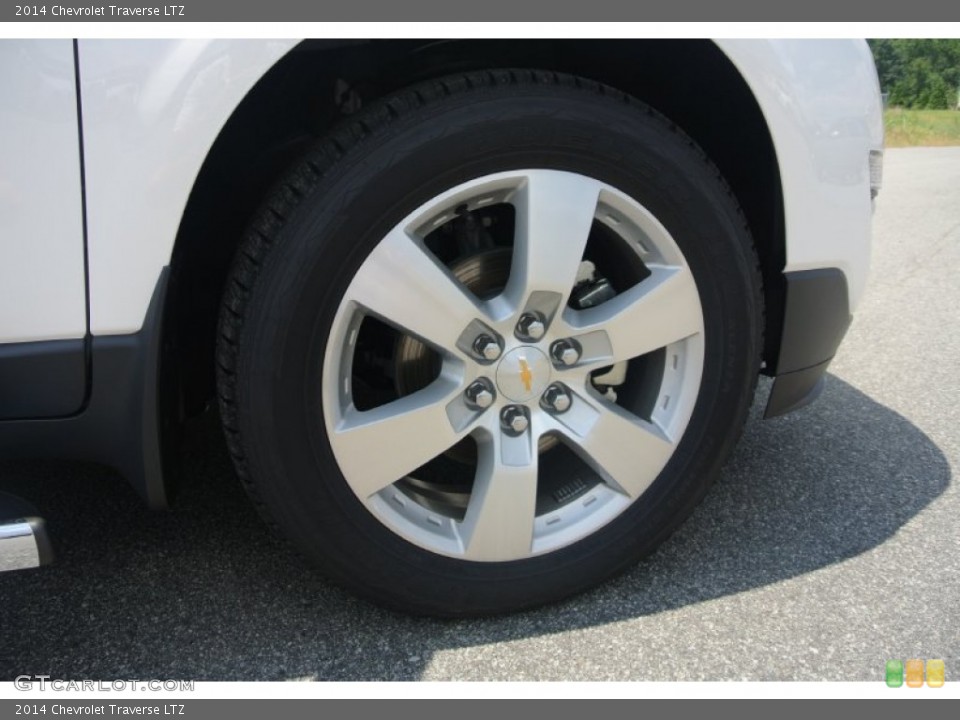 2014 Chevrolet Traverse LTZ Wheel and Tire Photo #83989053
