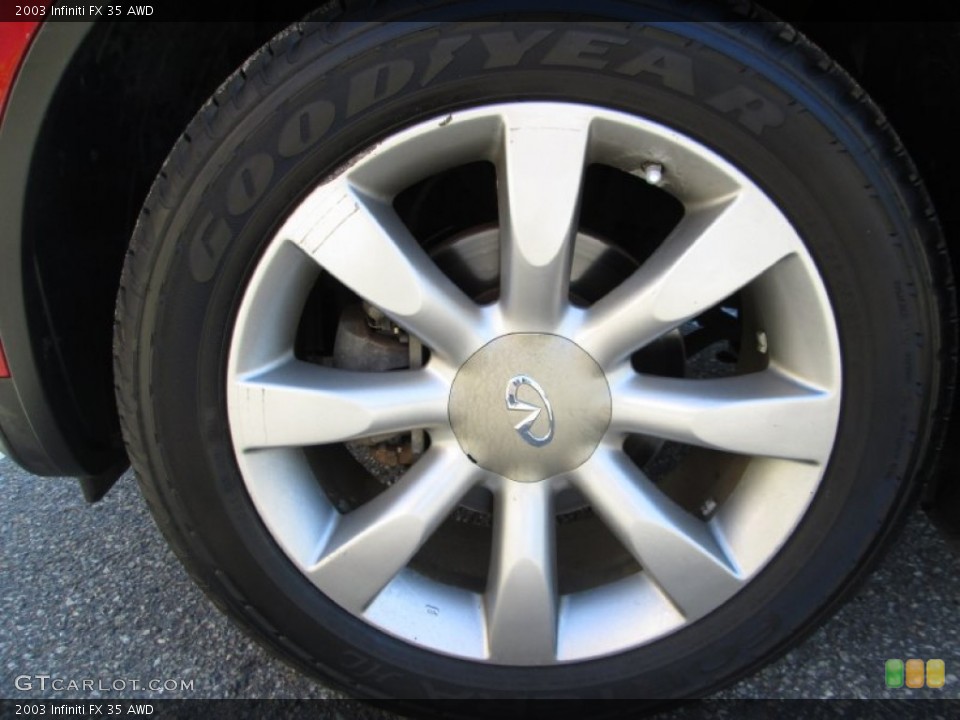 2003 Infiniti FX 35 AWD Wheel and Tire Photo #83996040