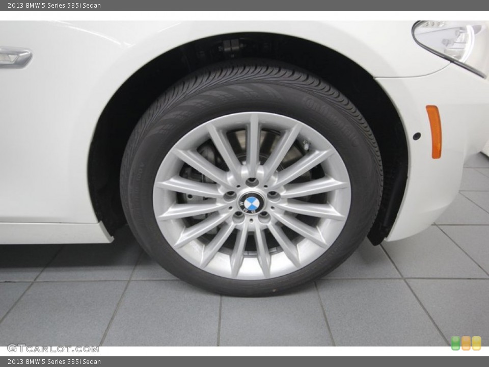2013 BMW 5 Series 535i Sedan Wheel and Tire Photo #84003369