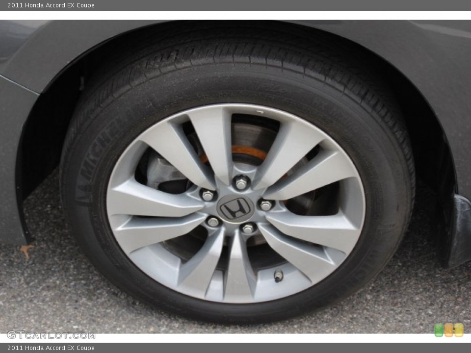 2011 Honda Accord EX Coupe Wheel and Tire Photo #84004737