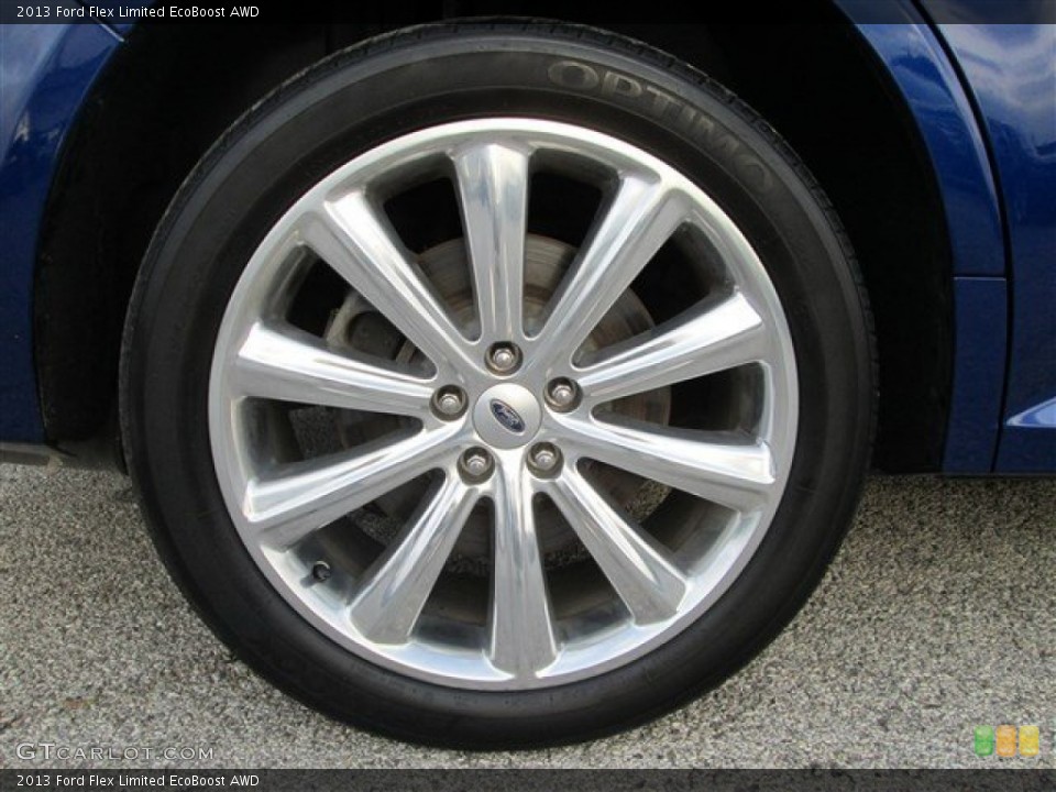2013 Ford Flex Limited EcoBoost AWD Wheel and Tire Photo #84011248