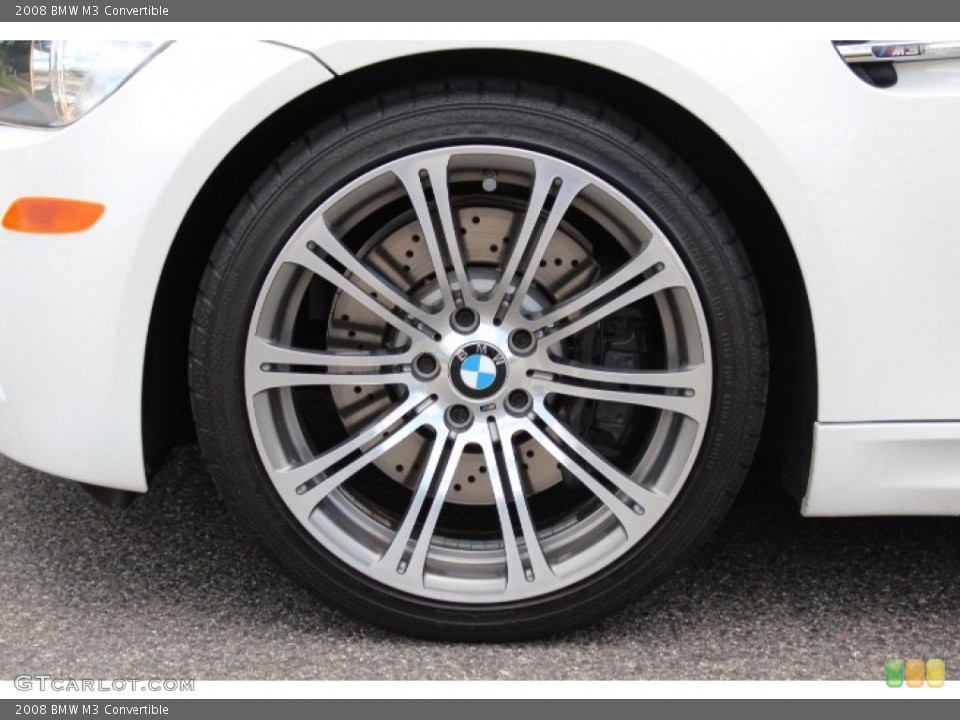 2008 BMW M3 Convertible Wheel and Tire Photo #84016300