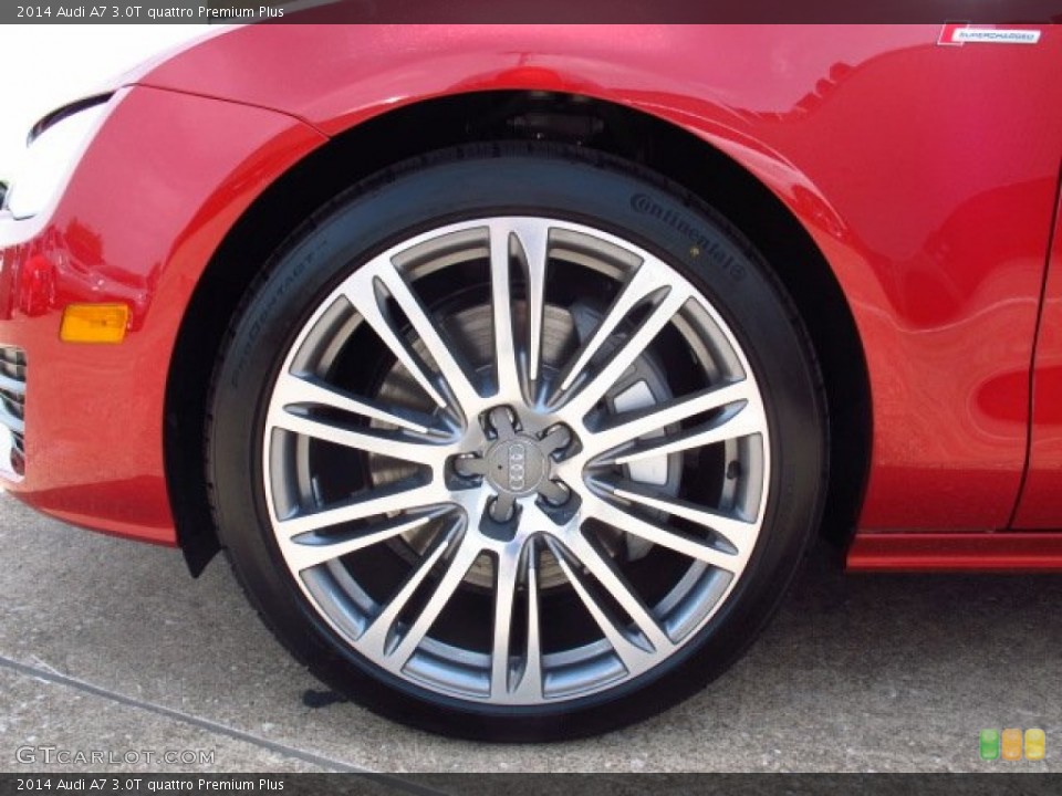 2014 Audi A7 3.0T quattro Premium Plus Wheel and Tire Photo #84034050