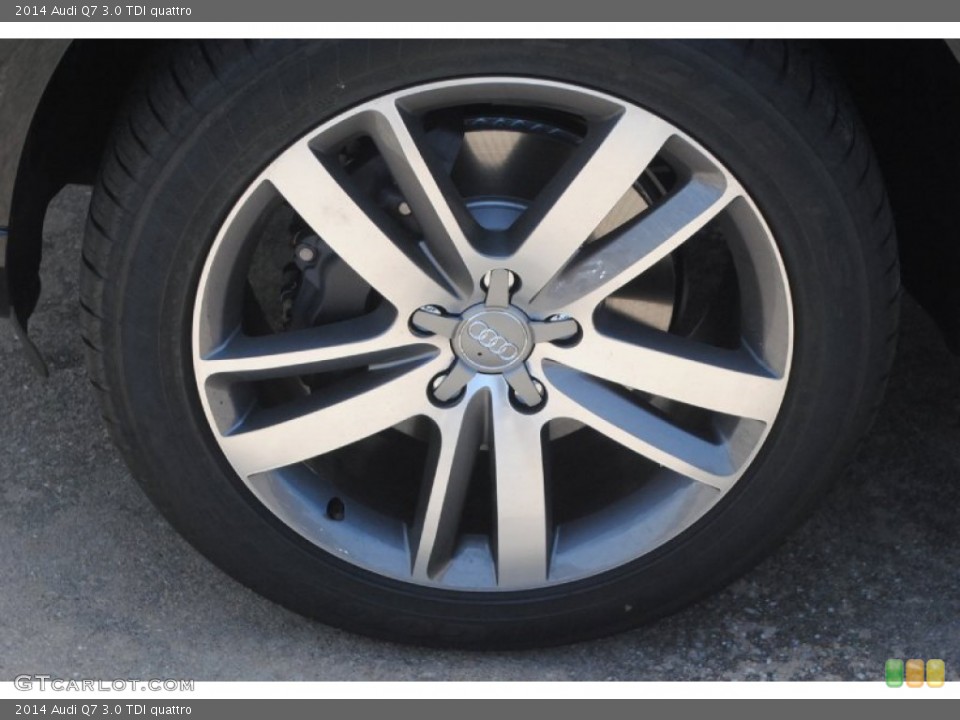 2014 Audi Q7 3.0 TDI quattro Wheel and Tire Photo #84038670
