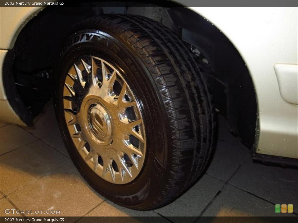 2003 Mercury Grand Marquis GS Wheel and Tire Photo #84045593