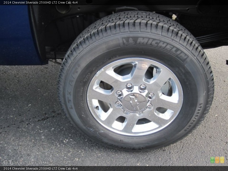 2014 Chevrolet Silverado 2500HD LTZ Crew Cab 4x4 Wheel and Tire Photo #84046958