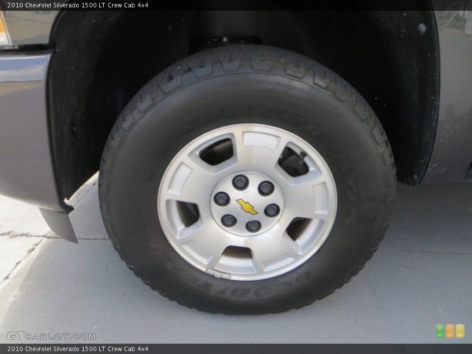 2010 Chevrolet Silverado 1500 LT Crew Cab 4x4 Wheel and Tire Photo #84053679