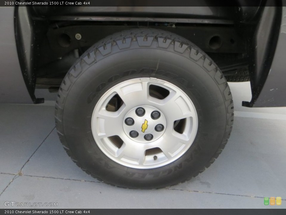 2010 Chevrolet Silverado 1500 LT Crew Cab 4x4 Wheel and Tire Photo #84053705