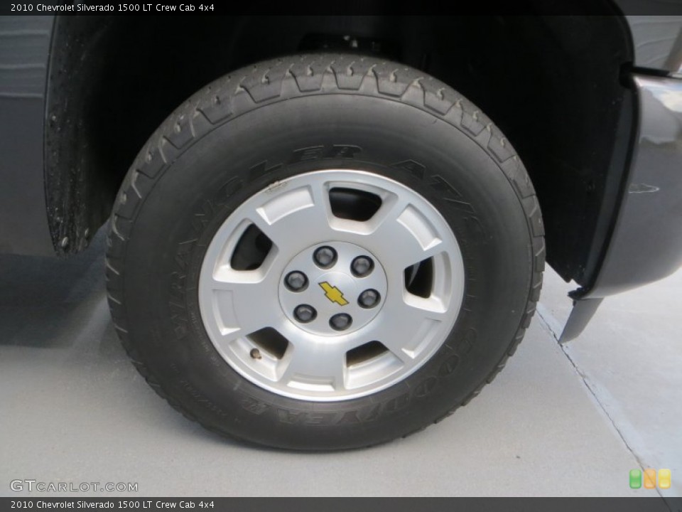 2010 Chevrolet Silverado 1500 LT Crew Cab 4x4 Wheel and Tire Photo #84053750