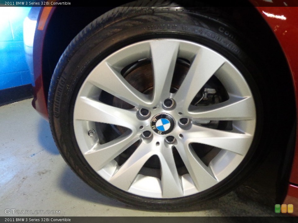 2011 BMW 3 Series 328i Convertible Wheel and Tire Photo #84056546
