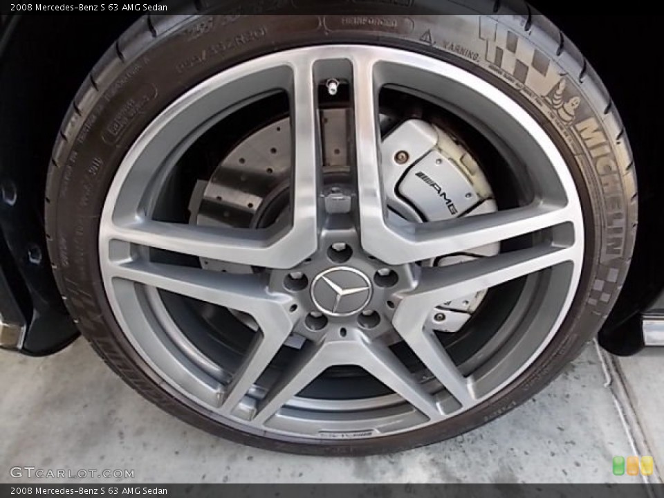 2008 Mercedes-Benz S 63 AMG Sedan Wheel and Tire Photo #84064621