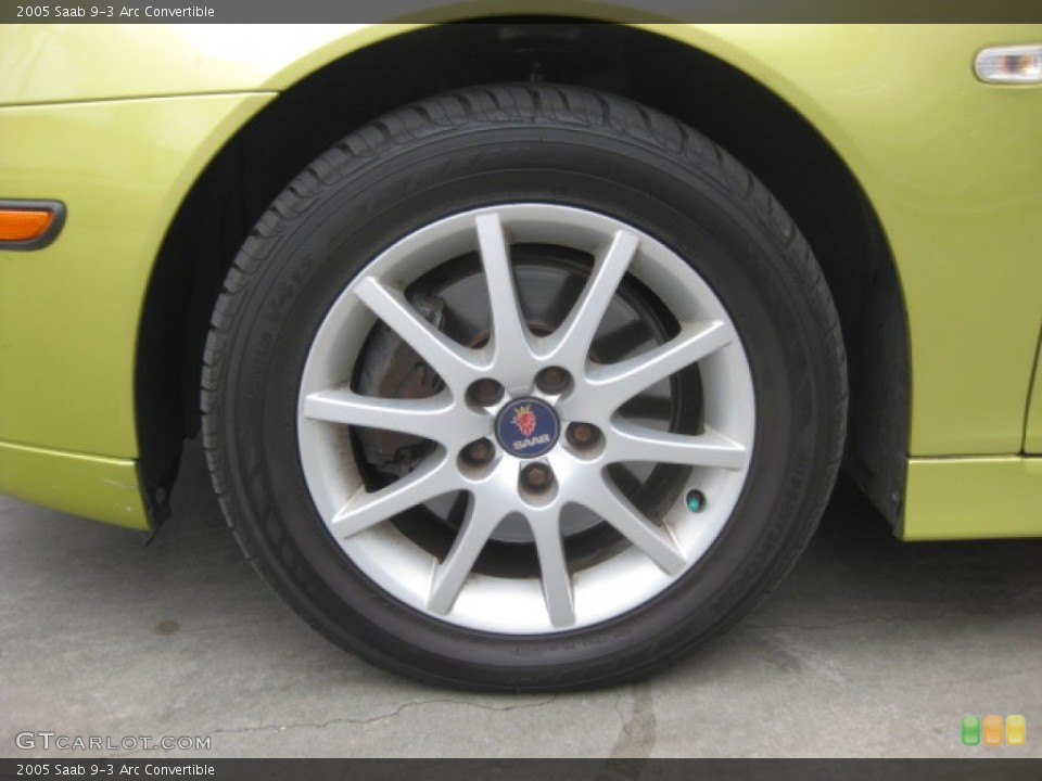 2005 Saab 9-3 Arc Convertible Wheel and Tire Photo #84070481