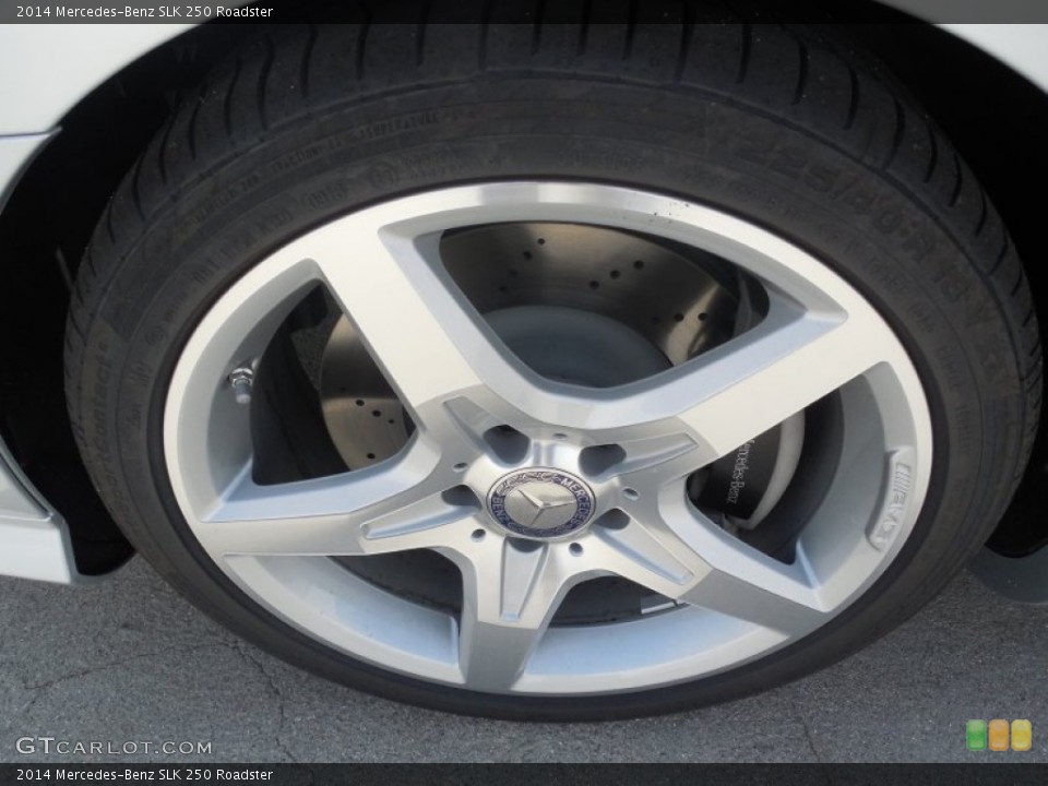 2014 Mercedes-Benz SLK 250 Roadster Wheel and Tire Photo #84076277
