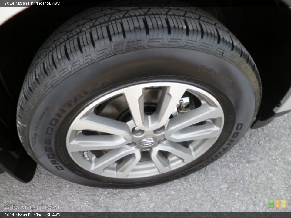 2014 Nissan Pathfinder SL AWD Wheel and Tire Photo #84078831