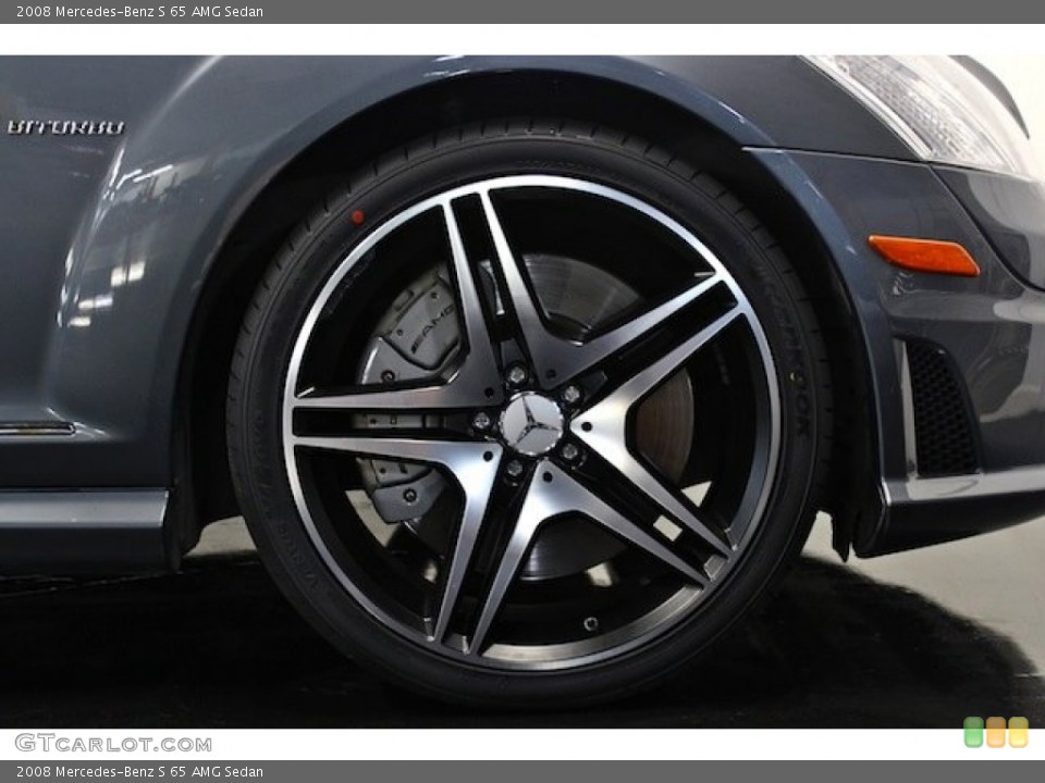 2008 Mercedes-Benz S 65 AMG Sedan Wheel and Tire Photo #84107726