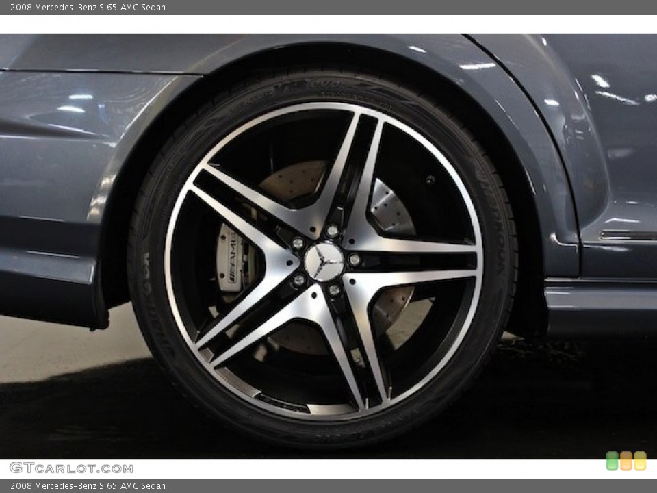 2008 Mercedes-Benz S 65 AMG Sedan Wheel and Tire Photo #84107774