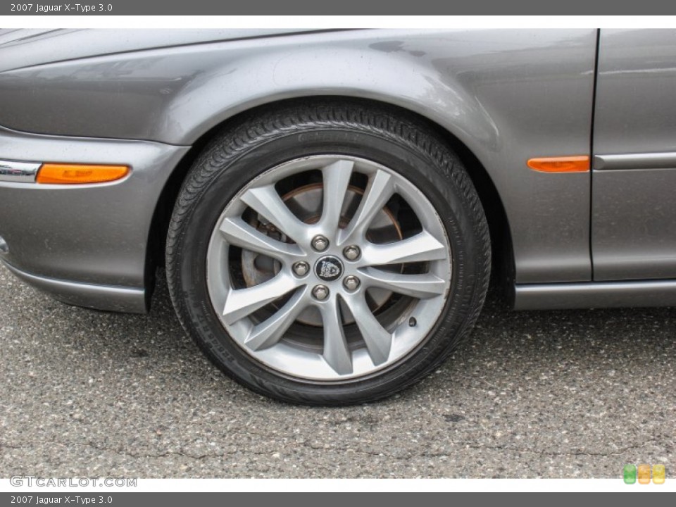 2007 Jaguar X-Type 3.0 Wheel and Tire Photo #84112877