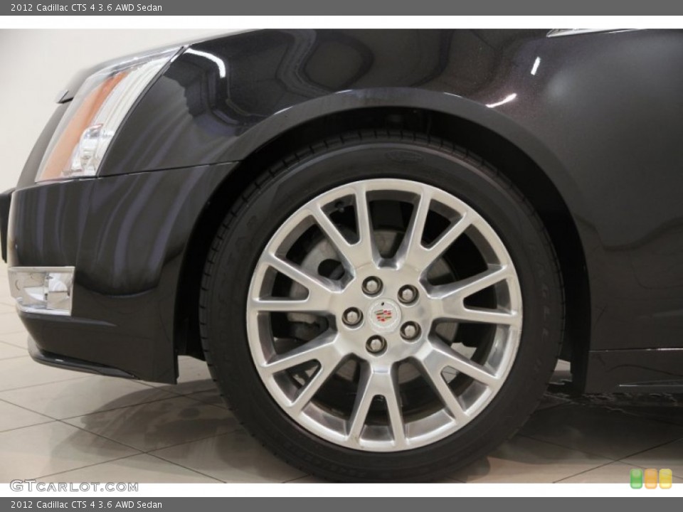 2012 Cadillac CTS 4 3.6 AWD Sedan Wheel and Tire Photo #84115916