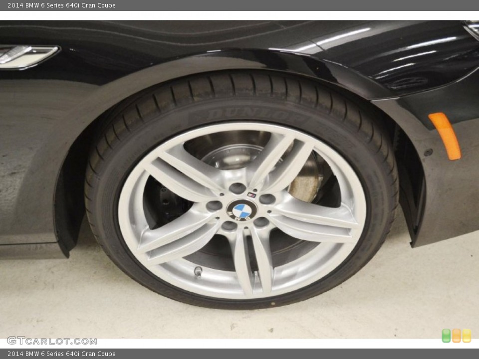 2014 BMW 6 Series 640i Gran Coupe Wheel and Tire Photo #84133646
