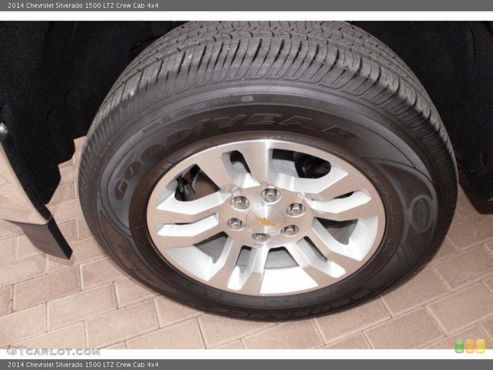 2014 Chevrolet Silverado 1500 LTZ Crew Cab 4x4 Wheel and Tire Photo #84134620