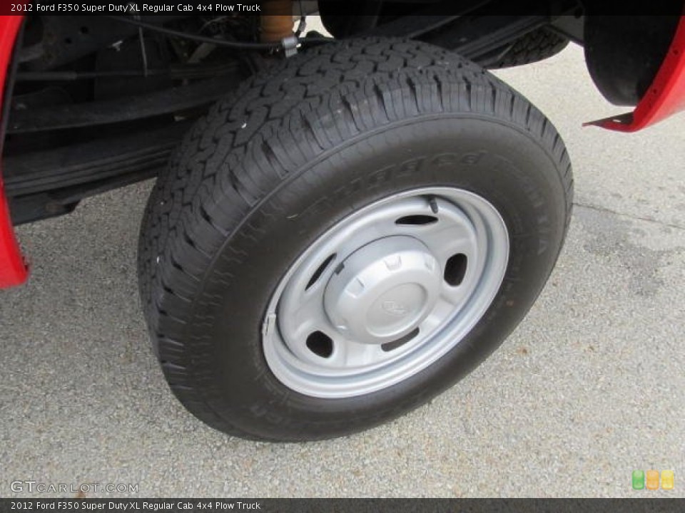 2012 Ford F350 Super Duty XL Regular Cab 4x4 Plow Truck Wheel and Tire Photo #84137532