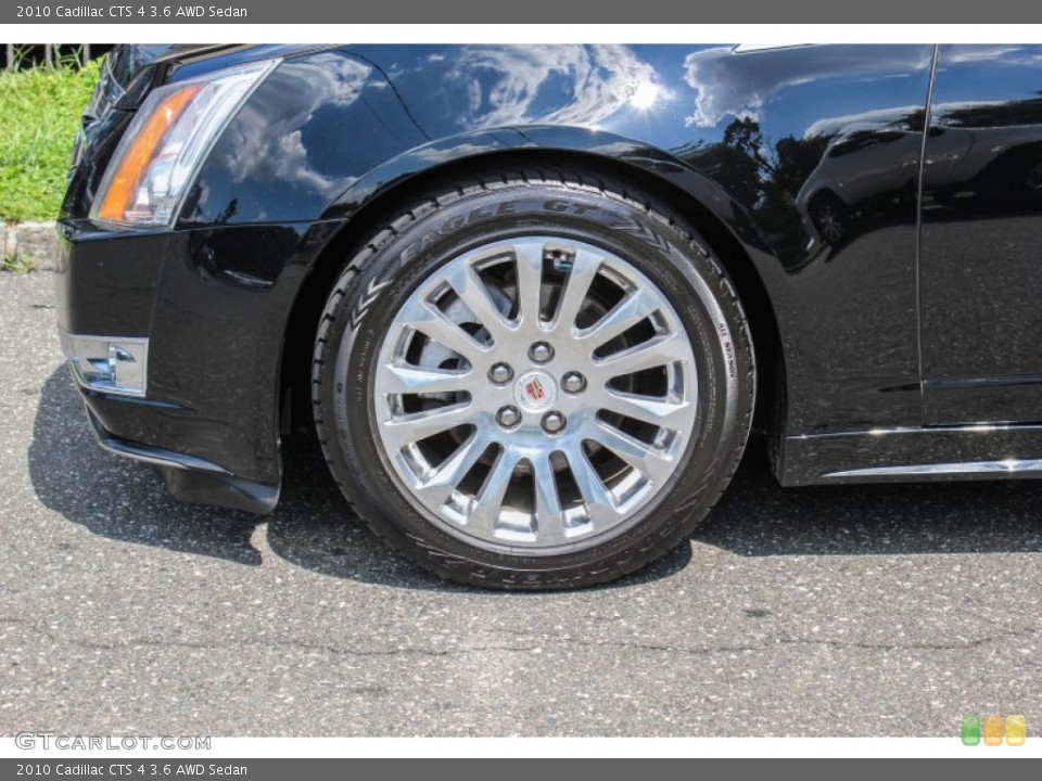 2010 Cadillac CTS 4 3.6 AWD Sedan Wheel and Tire Photo #84141582