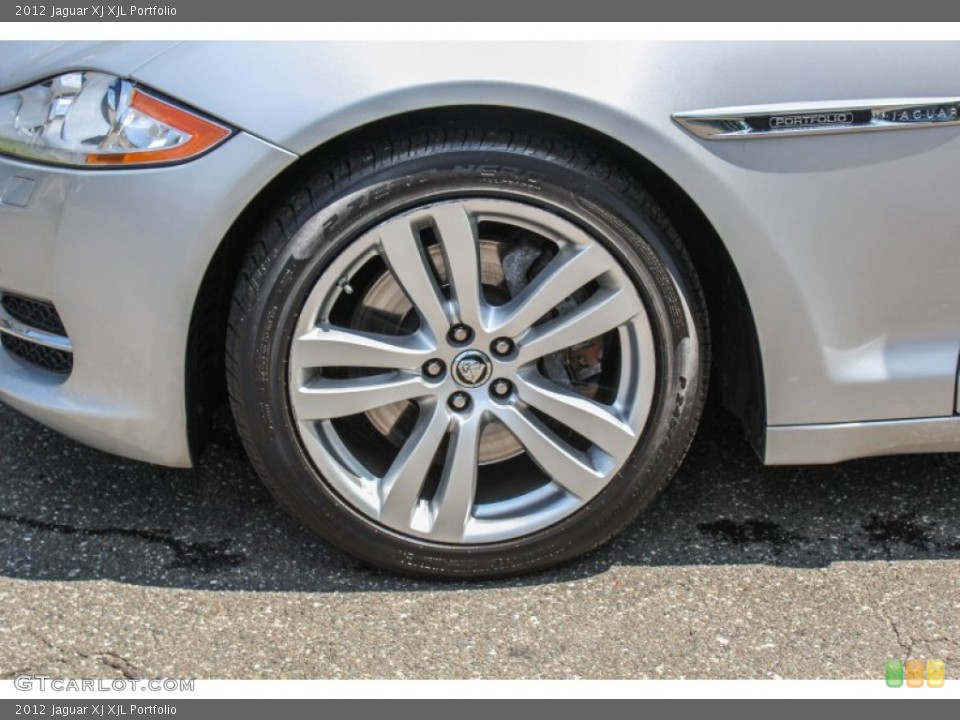 2012 Jaguar XJ XJL Portfolio Wheel and Tire Photo #84142260