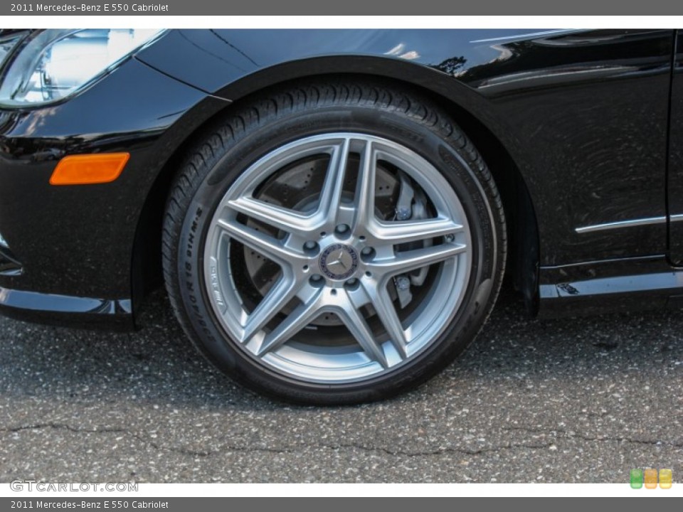 2011 Mercedes-Benz E 550 Cabriolet Wheel and Tire Photo #84144448