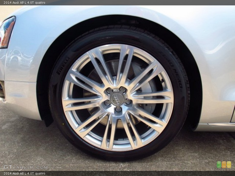 2014 Audi A8 L 4.0T quattro Wheel and Tire Photo #84152034