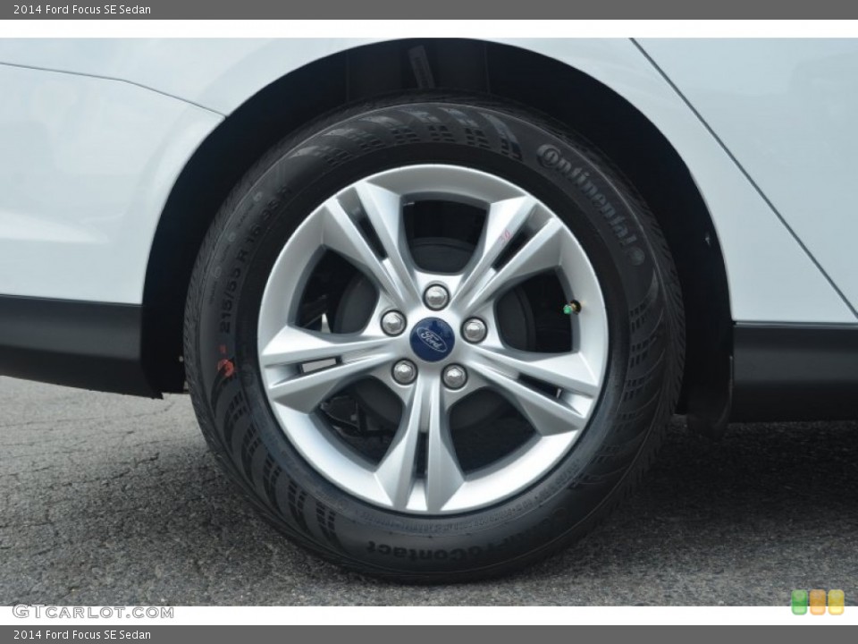 2014 Ford Focus SE Sedan Wheel and Tire Photo #84155601