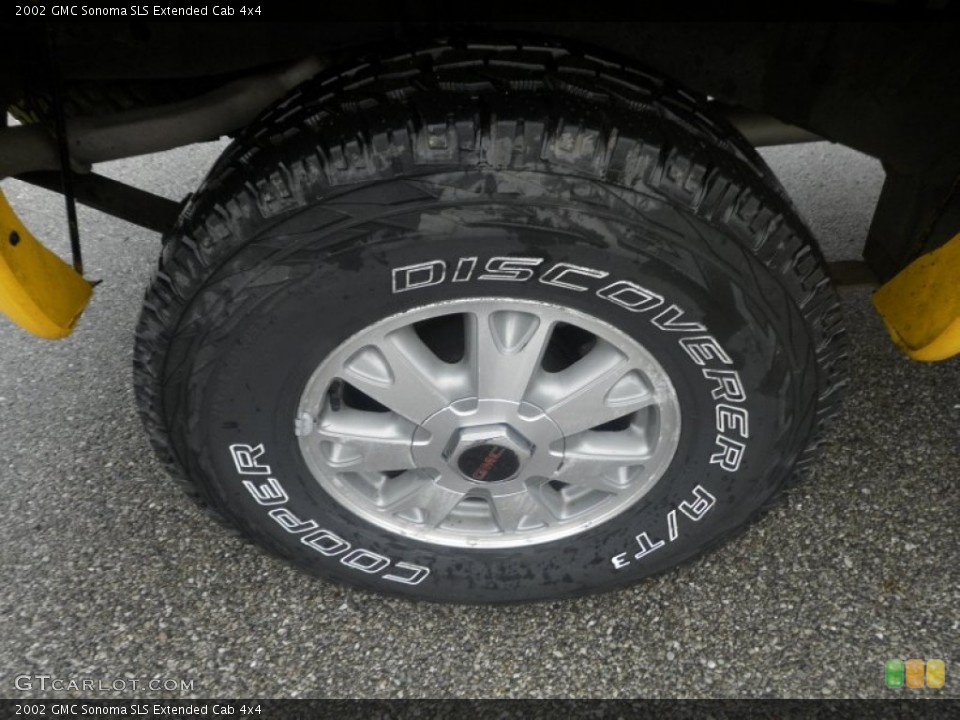 2002 GMC Sonoma SLS Extended Cab 4x4 Wheel and Tire Photo #84158348