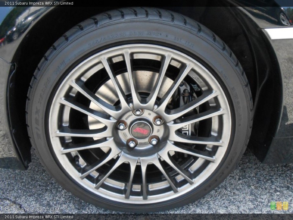 2011 Subaru Impreza WRX STi Limited Wheel and Tire Photo #84161748