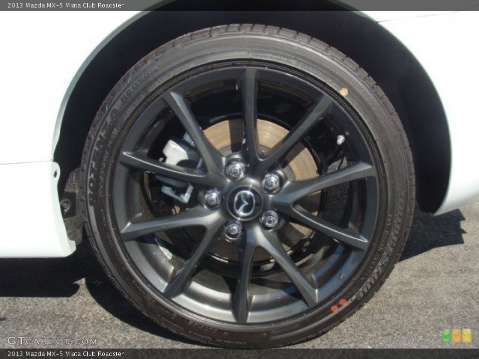 2013 Mazda MX-5 Miata Club Roadster Wheel and Tire Photo #84172311