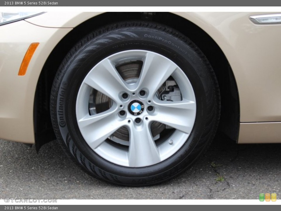 2013 BMW 5 Series 528i Sedan Wheel and Tire Photo #84181041