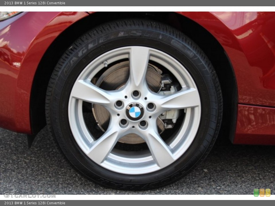 2013 BMW 1 Series 128i Convertible Wheel and Tire Photo #84182628