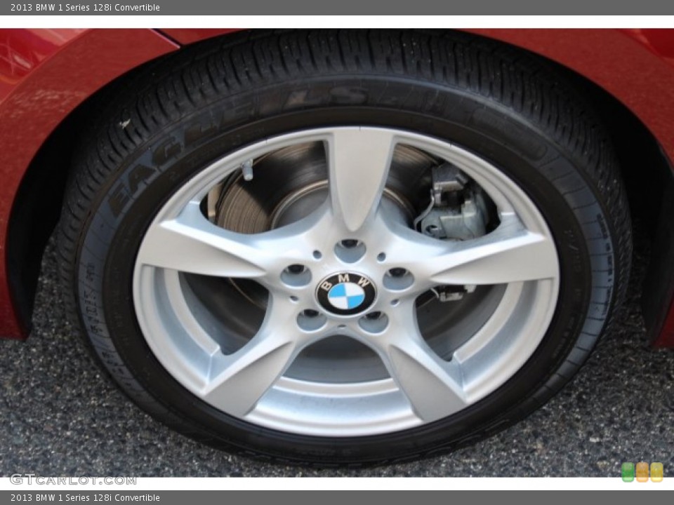 2013 BMW 1 Series 128i Convertible Wheel and Tire Photo #84182643