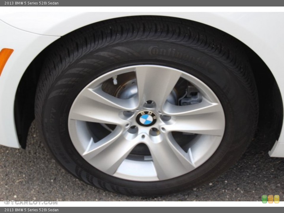 2013 BMW 5 Series 528i Sedan Wheel and Tire Photo #84183105