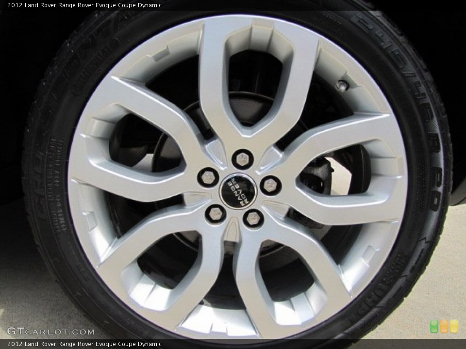 2012 Land Rover Range Rover Evoque Coupe Dynamic Wheel and Tire Photo #84187629
