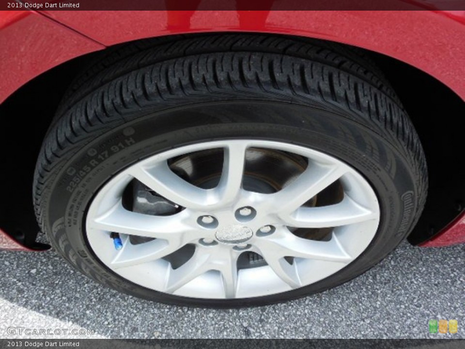 2013 Dodge Dart Limited Wheel and Tire Photo #84189132