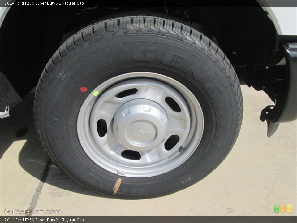2014 Ford F250 Super Duty XL Regular Cab Wheel and Tire Photo #84203197